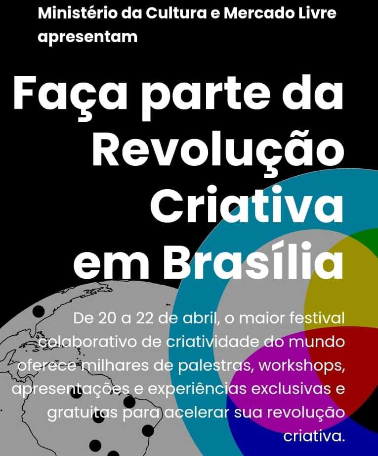 Evento sobre o Dia Mundial da Criatividade abre inscrições para atividades  gratuitas em Aparecida de Goiânia